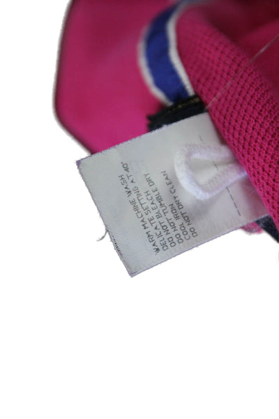 Paul & Shark Mens Polo Shirt Pink Cotton Short Sleeve Collared Button Size L