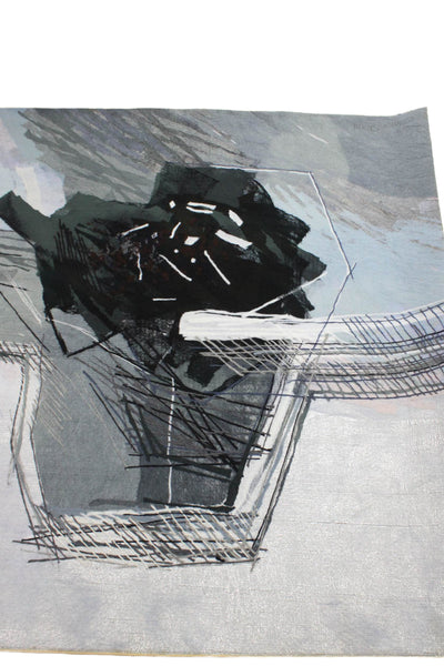 Calman Shemi Black Iceberg Tapestry Multicolor