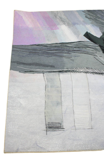 Calman Shemi Black Iceberg Tapestry Multicolor