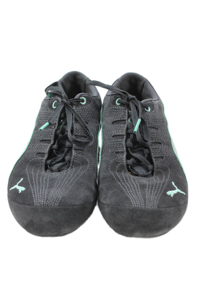Puma Womens Suede Low Top Lace Up Sneakers Grey Size 7