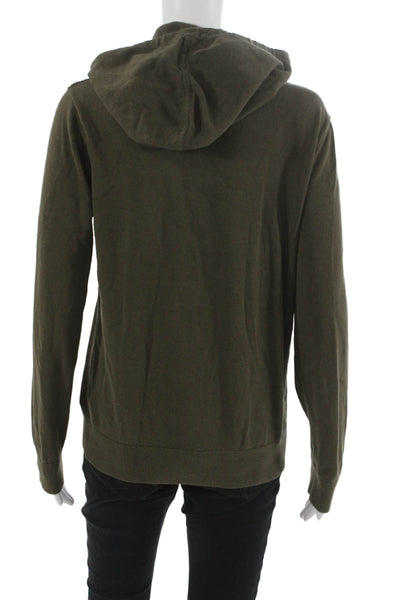 Banana Republic Mens Green Cotton Pullover Sweater Long Sleeve Size S