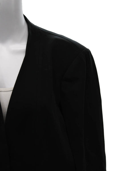Kobi Halperin Womens Black Basic Jacket Viscose Long Sleeve Size 2XL