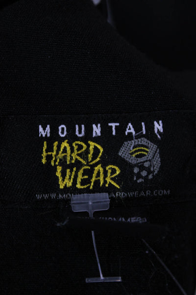 Mountain Hard Wear Mens Basic Jacket Black Polyester Zip Long Sleeve Size XL