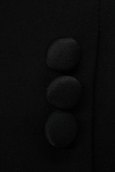 Pierre Balmain Mens Tuxedo Wool Black Solid Jacket Size 44