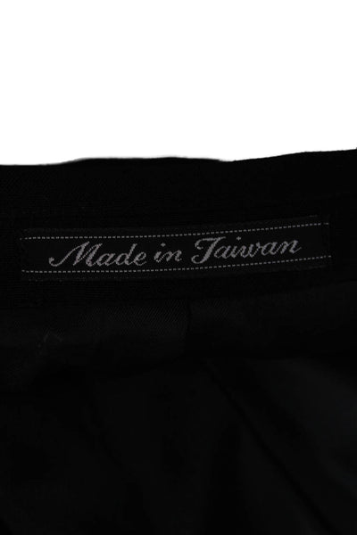 Pierre Balmain Mens Tuxedo Wool Black Solid Jacket Size 44