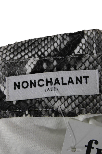 Nonchalant Label Women Jumpsuit Multicolor Animal Print Zip Size XS
