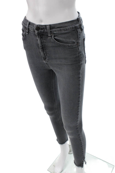 Rag & Bone Jean Women Skinny Gray High Rise Jeans Size 28
