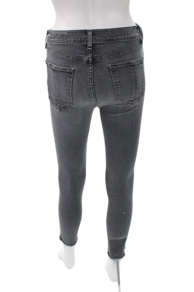 Rag & Bone Jean Women Skinny Gray High Rise Jeans Size 28