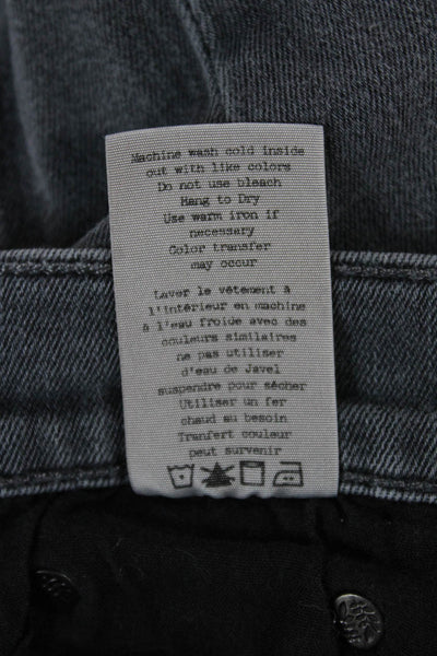Rag & Bone Jean Women Skinny Gray High Rise Jeans Size 28