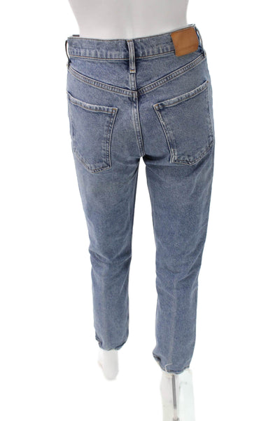 Citizens of Humanity Womens Tapered Jeans Blue High Rise Button Fly Size 26
