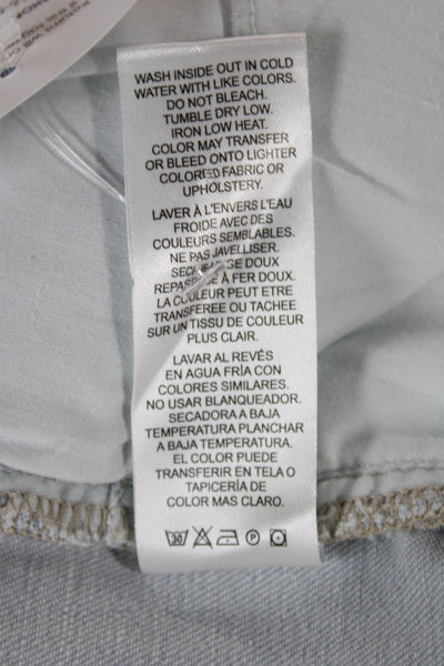 Frame Women Skinny Jeans Blue Cotton High Rise Button Size 27