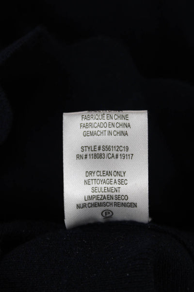 Minnie Rose Womens Basic Blue Viscose Sleeveless Tank Round Neck Size XS
