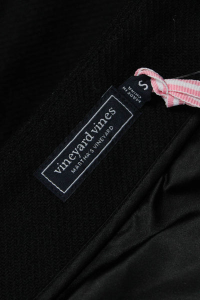 Vineyard Vines Women Mini Wool Skirt Black Short Size S