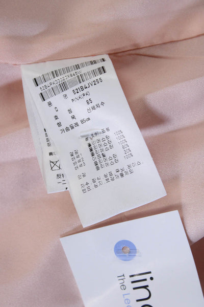 Pearly Gates Womens Pink Polyester Sleeveless Vest Zip Size 0