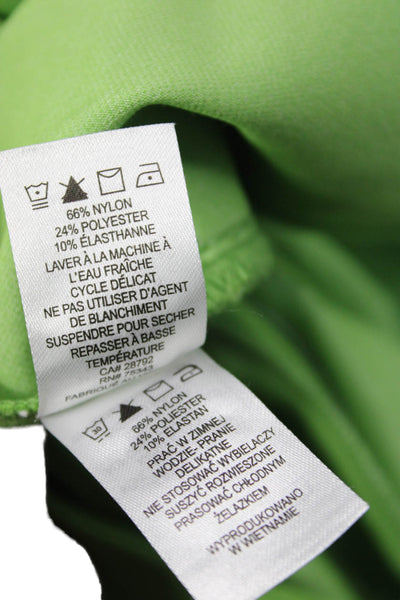 Rachel Zoe Women Cropped Green Nylon Pants Size 10