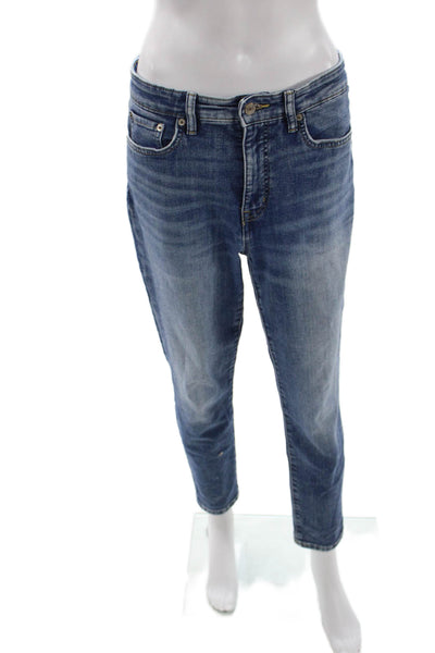 Lauren Ralph Lauren Womens Straight Blue Jeans Size 8