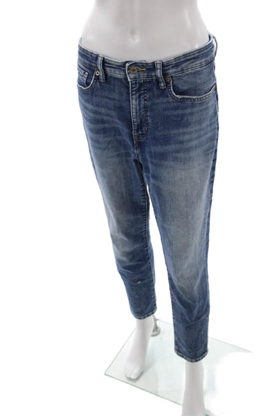 Lauren Ralph Lauren Womens Straight Blue Jeans Size 8