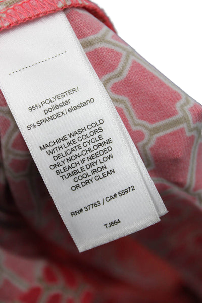 Laundry by Shelli Segal Womens Shirt Dress Pink Collared Half Sleeve Size 8