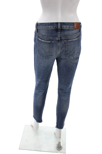 Joes Jeans Women Skinny Jeans Blue Cotton Mid Rise Size 27