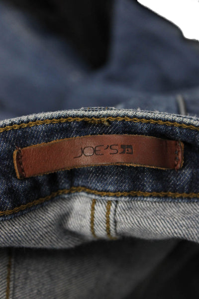 Joes Jeans Women Skinny Jeans Blue Cotton Mid Rise Size 27