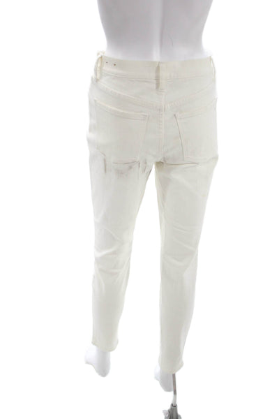 Madewell Womens White High Rise Skinny Jeans Size 27