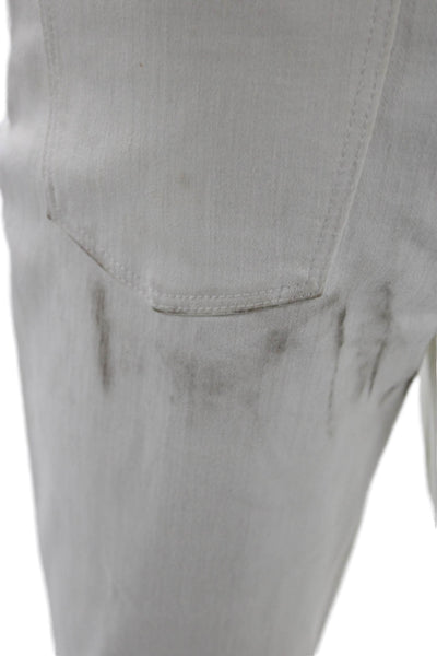 Madewell Womens White High Rise Skinny Jeans Size 27