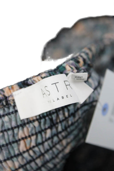 ASTR Womens Fit & Flare Multi Sweetheart Long Sleeve Dress Size M