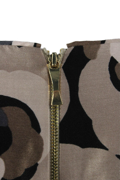 Kate Spade New York Womens Sheath Dress Beige Sleeveless Cotton Size 2