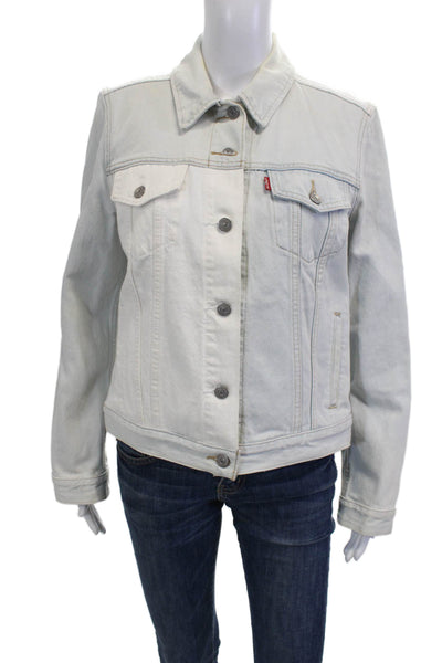 Levi Strauss & Co Womens Basic Cotton Button Long Sleeve Jacket Size L