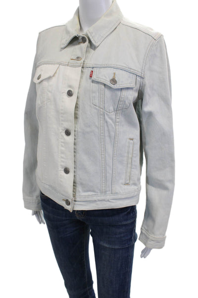 Levi Strauss & Co Womens Basic Cotton Button Long Sleeve Jacket Size L