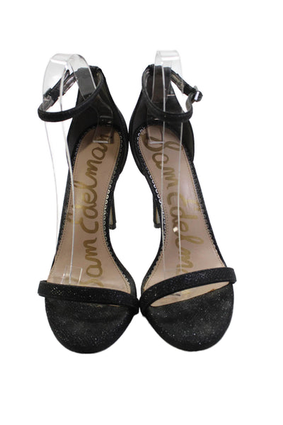 Sam Edelman Womens Ankle Strap Ariella Sandal Heels Black Size 7.5