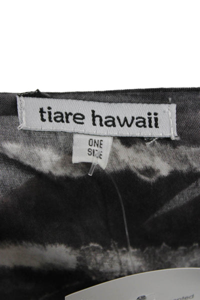 Tiare Hawaii Women Cardigan Striped Rayon Multicolor Long Sleeve Size One Size