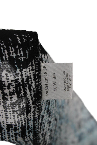 Parker Womens Silk Halter Animal Print Sleeveless Tank Multicolor Size S