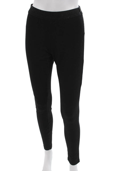 J Crew Women Ankle Pants Black Viscose Zip Size 4