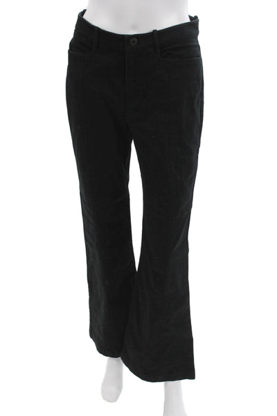 Proenza Schouler White Label Womens Black Cotton Pants Size 6