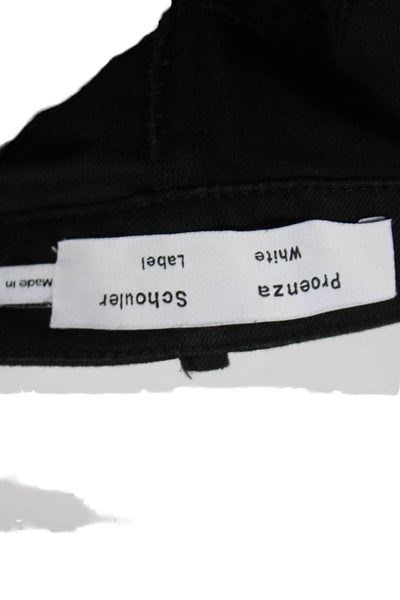 Proenza Schouler White Label Womens Black Cotton Pants Size 6
