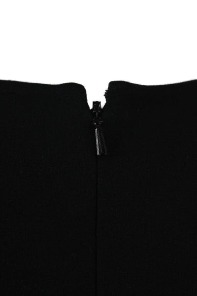 Polo Ralph Lauren Womens Sheath Dress Black Knit Long Sleeve Full Length Size S
