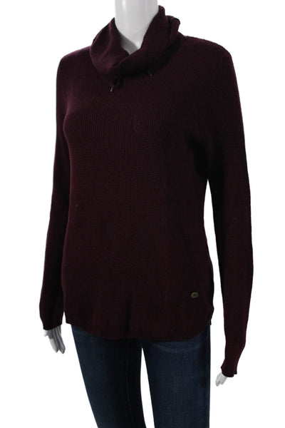 Lauren Ralph Lauren Womens Purple Cowl Neck Pullover Sweater Size M