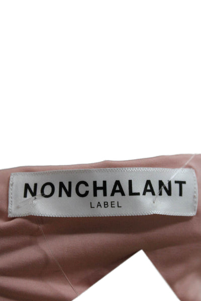 Nonchalant Label Women Pink One Piece Swimsuit Size M