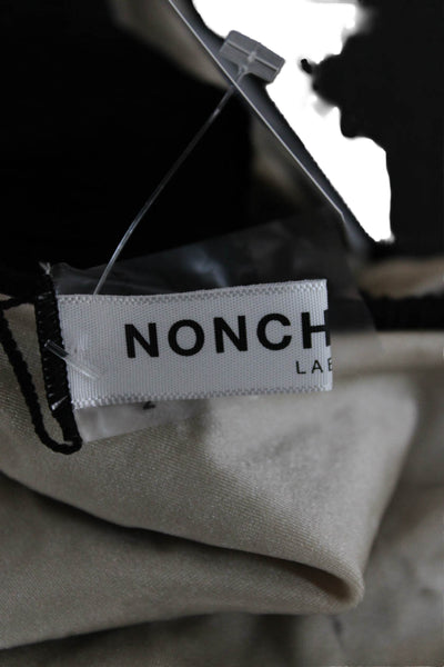 Nonchalant Label Womens Jumpsuit Sleeveless Square Neck Black Nylon Size L