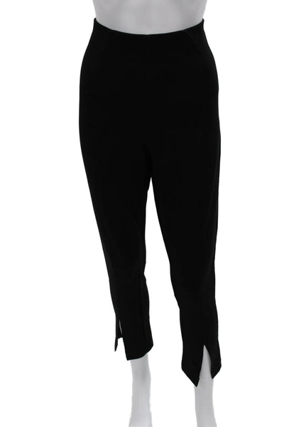 Calvin Klein Women Black Ankle Pants Pull On Rayon Blend Size M
