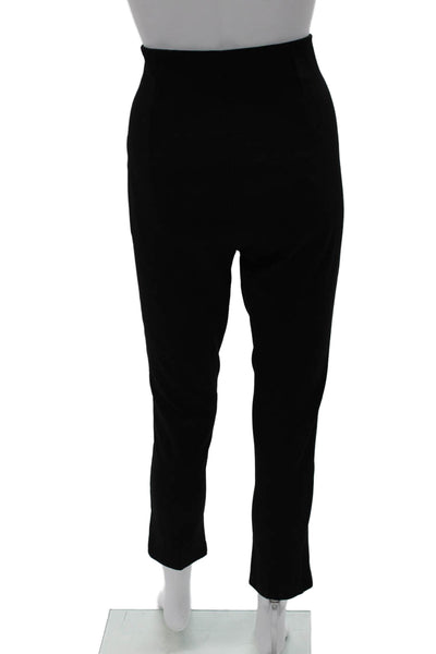 Calvin Klein Women Black Ankle Pants Pull On Rayon Blend Size M