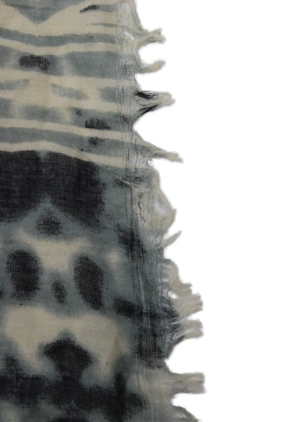 Michael Stars Womens Abstract Print Light Weight Scarf Multi Colored