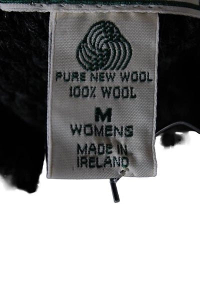 LL Bean Womens Gray Wool Crew Neck Pullover Sweater Long Sleeve Size M