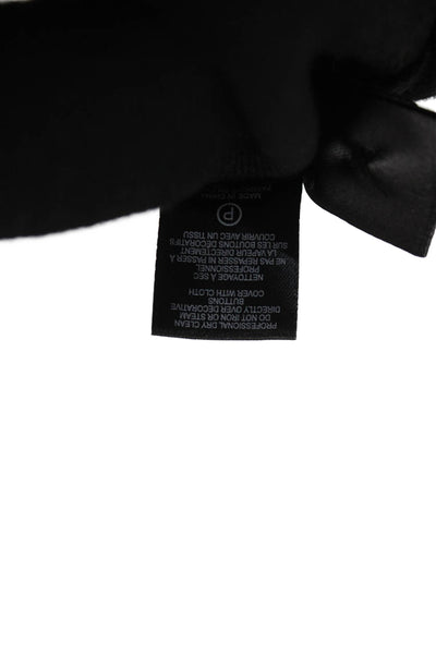 Generation Love Women Cardigan Black Round Neck Long Sleeve Polyester Size M