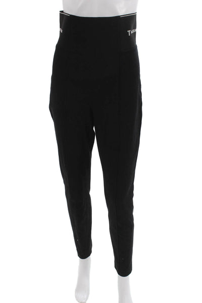 T Alexander Wang Womens Black Cotton Sweatpants Zip Size 6