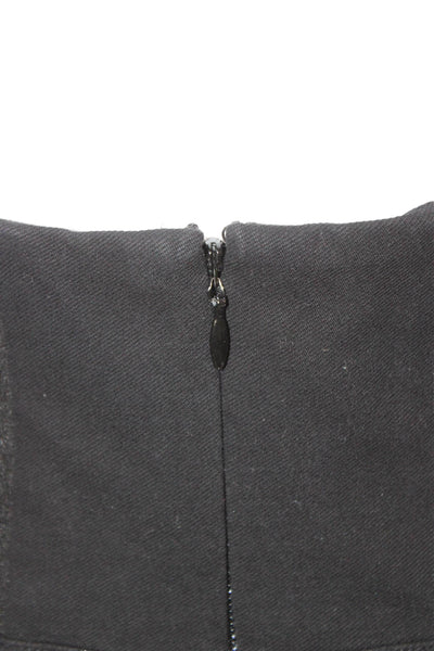 T Alexander Wang Womens Black Cotton Sweatpants Zip Size 6
