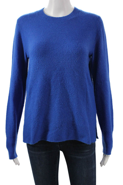 J Crew Women Pullover Sweater Blue Crew Neck Long Sleeve Size XS