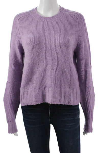 Derek Lam 10 Crosby Womens Pullover Sweater Purple Wool Size S