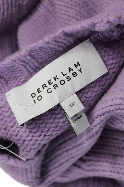 Derek Lam 10 Crosby Womens Pullover Sweater Purple Wool Size S